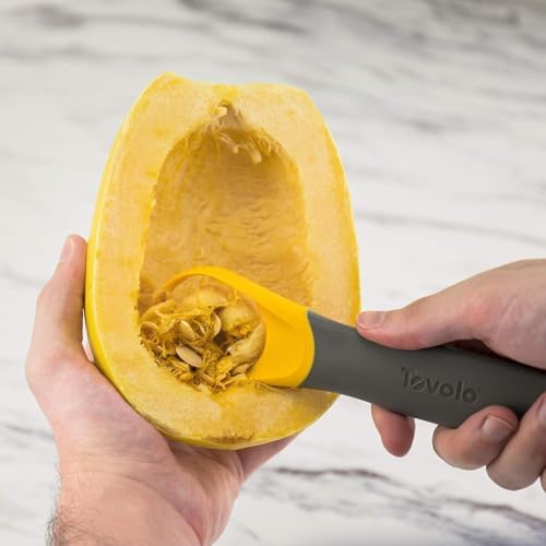 Tovolo 2 in 1 Squash Corer Tool Double Ended Seed Remover Slicer for