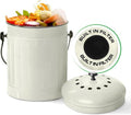 Plexon 1.5 Gallon Kitchen Compost Bin with Lid – Odorless Countertop