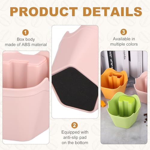 uxcell Coffee Knock Box 4" Plastic Polygonal Knock Box Espresso Coffee