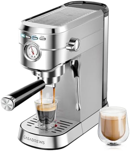 CASABREWS 20 Bar Espresso Machine with Milk Frother