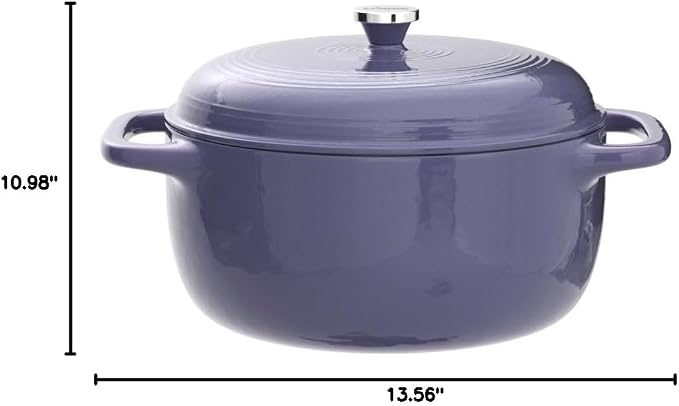 Lodge Essential Enamel Cast Iron Dutch Oven - Image 9