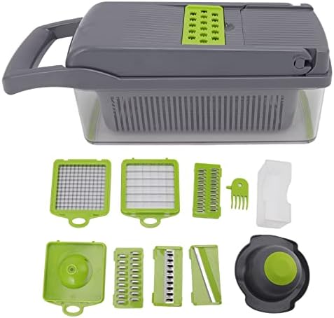 4in1 Vegetable and Fruit Chopper, Manual Spiralizer
