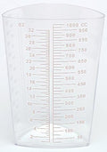 OakRidge Products 1000ml Triangular Graduated Container, Translucent
