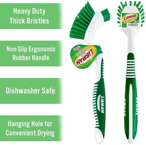 Libman Long-Handle Dish Brush Set