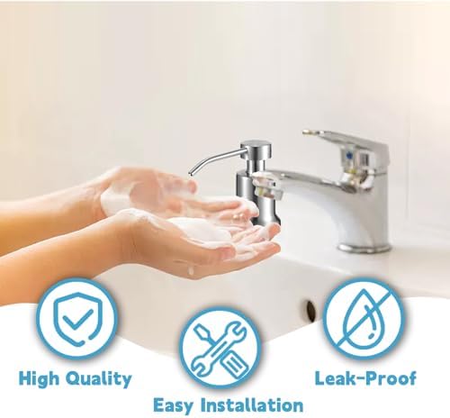Foaming Soap Dispenser for Kitchen Sink, Kitchen Bathroom Soap