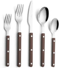 ANNOVA Silverware Set, Retro/Rivet Colorful Stainless Steel Tableware