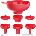 Wide Mouth Kitchen Funnel, Food Grade Plastic Cooking Canning Funnel