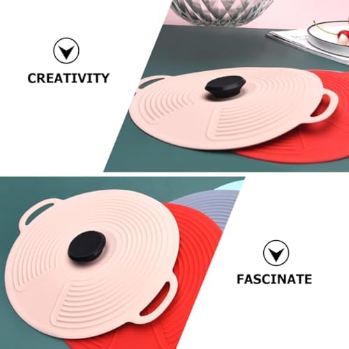 Silicone Sealing Bowl Cover, Medium Nordic Pink