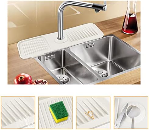 Sink Splash Guard Silicone Sink Faucet Mat Sink Accessories