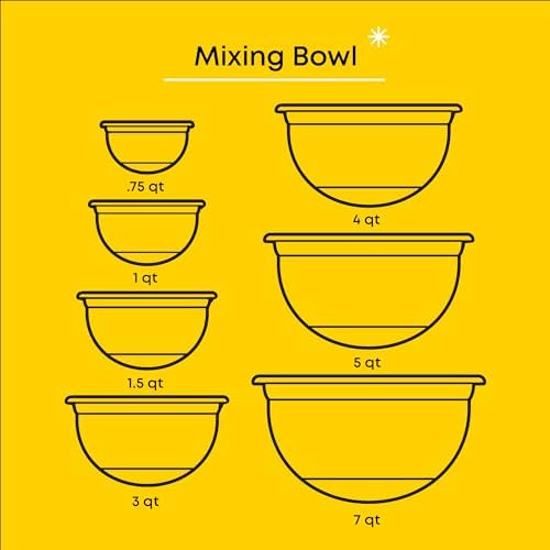 JoyJolt Stainless Steel Mixing Bowls with Airtight Lids, 7 Piece