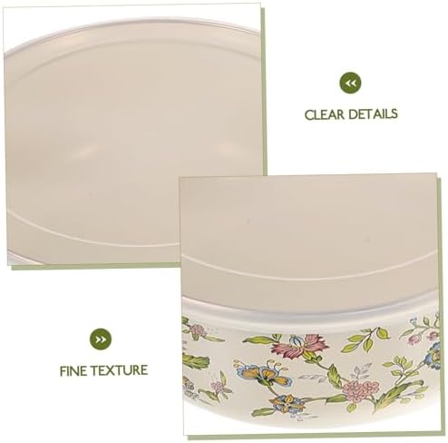 Zerodeko 5pcs Xmas Enamel Bowls with Lid for Refrigeration and
