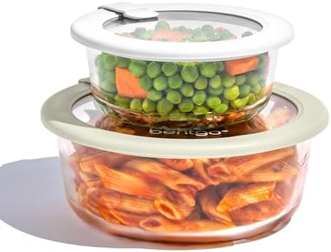 Bentgo Signature 4-Piece Glass Food Storage Container Set