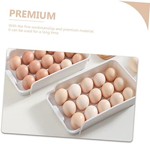 UKCOCO Multi-Function Egg Organizer Lid Thickened Egg Drawer for