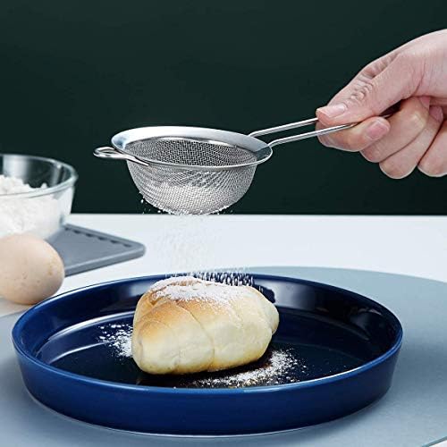 Kyraton Fine Mesh Strainer 6 Pieces Set, Flour Sifter For Baking