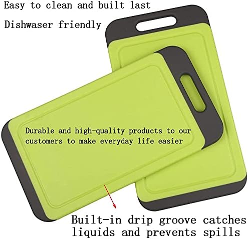 Mini Kitchen Cutting Board Mats, BPA Free, Dishwasher Safe, Juice Grooves - Image 3