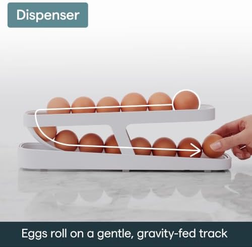 YouCopia RollDown™ Egg Dispenser for Refrigerator