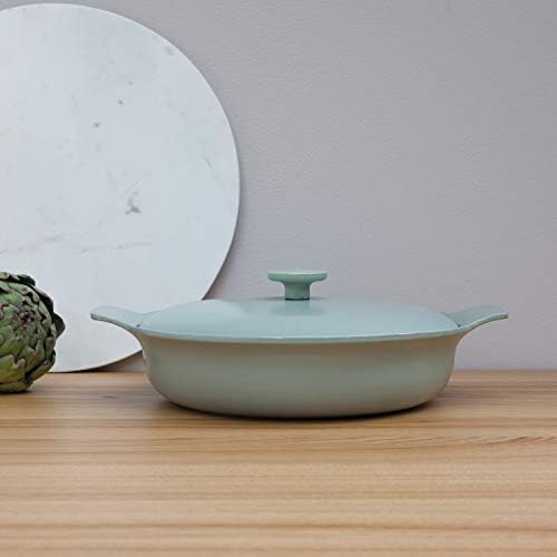 Berghoff 5Pc Green Enameled Cast Iron Cookware Set, Induction Pots &
