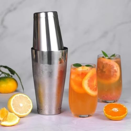 WPHUAW Boston Cocktail Shaker Set, 28 oz & 20 oz Stainless Steel