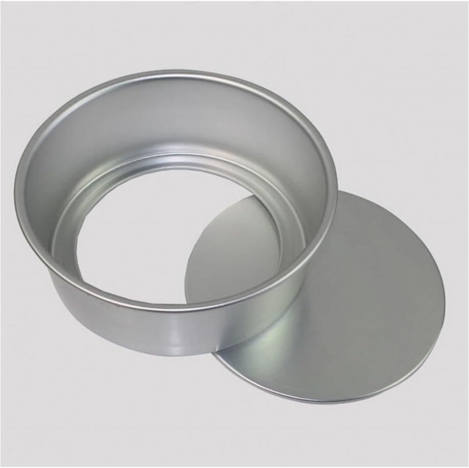 Bakeware Round Cake Pan 8”, 9.4” & 10.2” x 4” with Removable Bottom