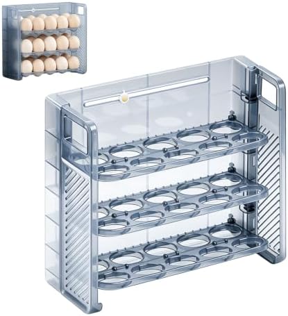 Egg Organizer For Refrigerator Holder Countertop,Dispenser For Eggs