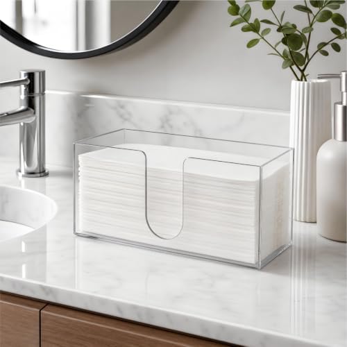 ZAVOOS 2 Pack Acrylic Paper Towel Holder