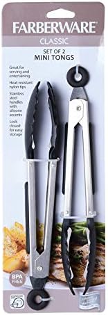 Farberware Classic Mini Nylon Tipped Tongs - Image 5