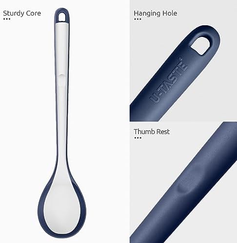 U-Taste Silicone Spoons, Set of 2, 13.3"