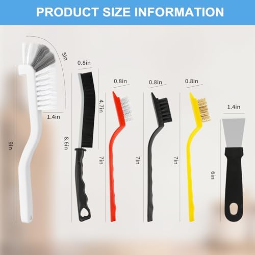 Dfacio 11Pcs Crevice Cleaning Brush Set
