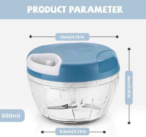 Manual Food Chopper: Hand Pull String Vegetable Chopper for Onion