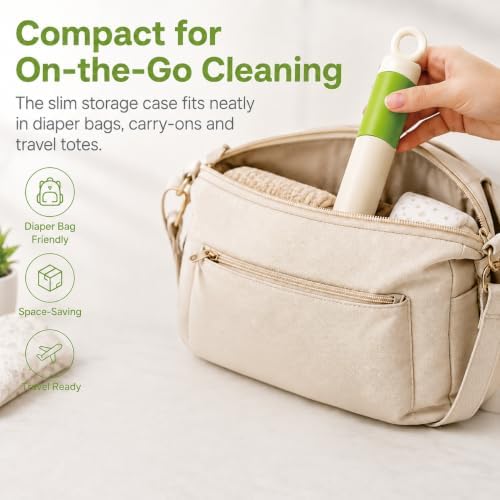 Baby Bottle Brush Set, 5 Cleaning Tools, Green