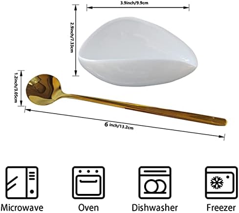 Mini Coffee Spoon Holder, Small Ceramic Spoon Rest for Coffee