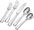 Silverware Set for 8, 40 Piece Stainless Steel Flatware Cutlery Utensil Set