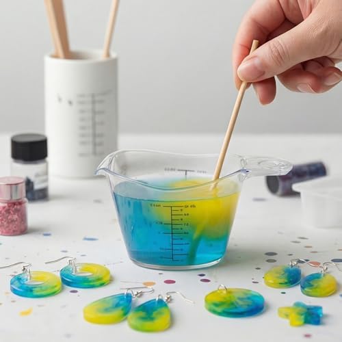 4 Pack Small Measuring Cups, Mini Measuring Cups for Kitchen, Resin
