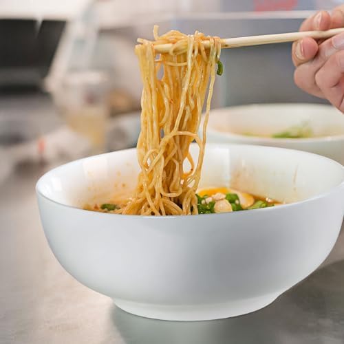 60 oz Large Soup, Ramen, Pho, Noodle, and Salad Bowl Set of 3, 8 in