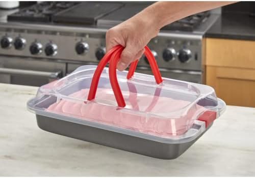 Nifty Solutions Cake Pan & Muffin Pan with Lid, 2 Piece Baking Pans