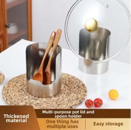 Multi-functional Kitchen Utensil Holder, Thickened Stainless Steel