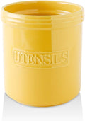 KOOV Cooking Utensil Holder, Large Ceramic Utensil Crock, Deep and Stable by KOOV