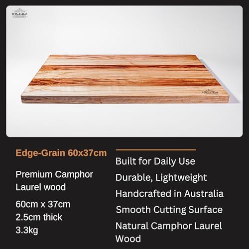 Orana Camphor Laurel Wood Cutting Board, 24 x 15