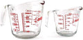 Anchor Hocking 2 Piece Glass Measuring Cup Set 16 oz and 8 oz