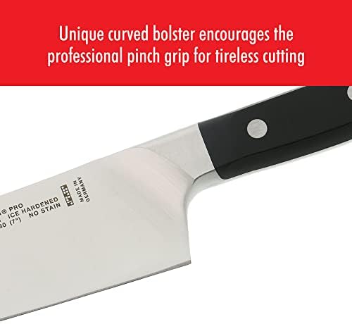 ZWILLING Pro 7" Hollow Edge Rocking Santoku Knife