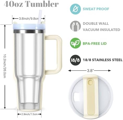 40 oz In My Boy Mom Era Cup Tumbler with Handle.40 oz Boymom Mothers