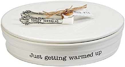Mud Pie Ceramic Tortilla Warming Dish