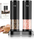 Electric Salt and Pepper Grinder Set Automatic Battery Pepper Mill