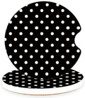 Ceramic Car Coasters – Absorbent Car Cup Holder Coaster Set for Women