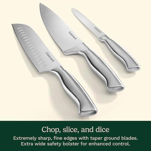Cuisinart 15-Piece Stainless Steel Hollow Handle Block Set, C77SS-15PK
