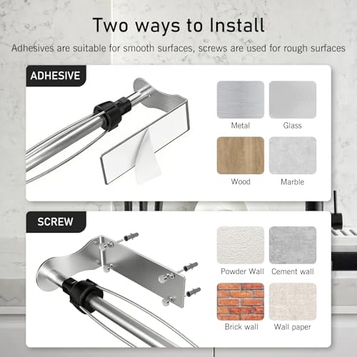 SetSail Silver Under Cabinet Paper Towel Holder