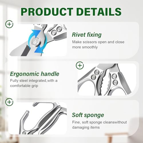 Multifunctional Heavy-Duty Kitchen Shears 2026 New, Heavy Duty Kitchen