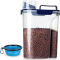 TIOVERY Dog Food Storage Container, 5-7 Lbs Airtight Pet Food