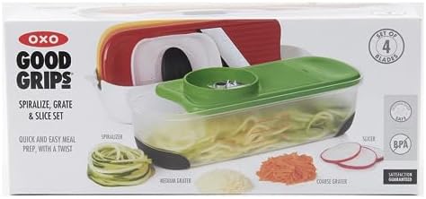 OXO Good Grips Spiralize Grate & Slice Set