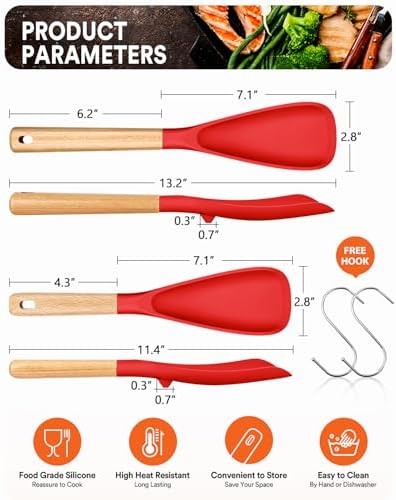 Badiano Multifunction Cooking Spoons for Nonstick